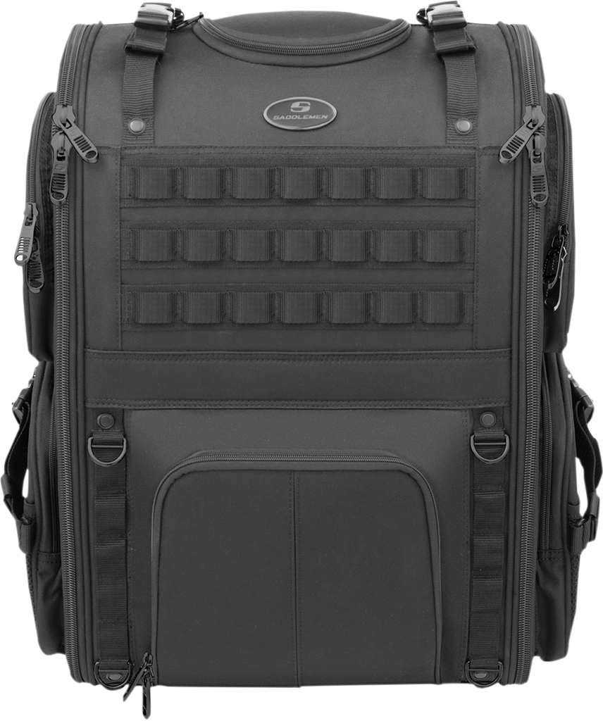 SADDLEMEN S3500 Tactical Sissy Bar Bag S3500 Tactical Sissy Bar Bag - Team Dream Rides