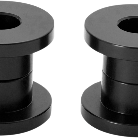 SPEED MERCHANT Black Solid Riser Bushings Standard Solid Handlebar Riser Bushing - Team Dream Rides