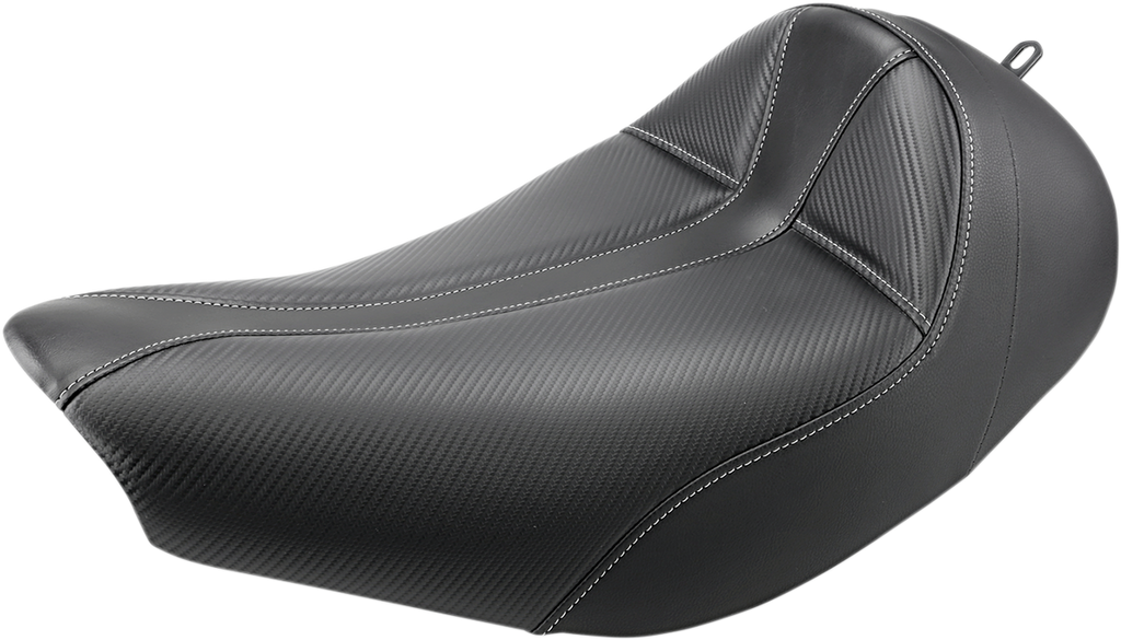 SADDLEMEN Dominator Solo Seat - Black - Indian '14-'22 I14-07-0042 - Team Dream Rides