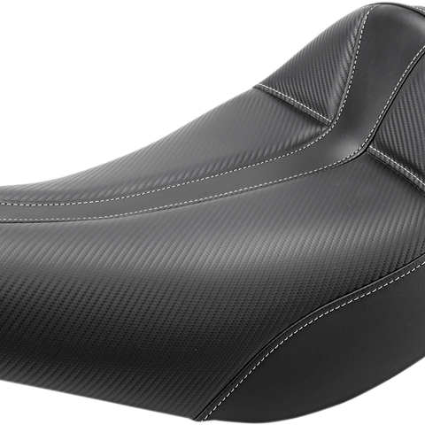 SADDLEMEN Dominator Solo Seat - Black - Indian '14-'22 I14-07-0042 - Team Dream Rides
