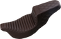 SADDLEMEN Step Up Seat - Lattice Stitched - Brown - FLH Step Up Seat — Lattice Stitched - Team Dream Rides