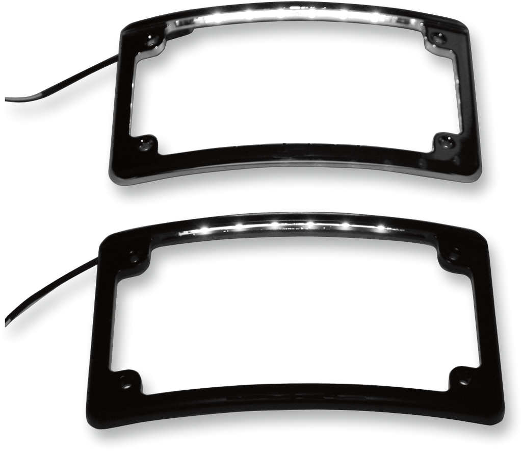 CUSTOM DYNAMICS LED License Plate Frame - Chrome LED License Plate Frame - Team Dream Rides