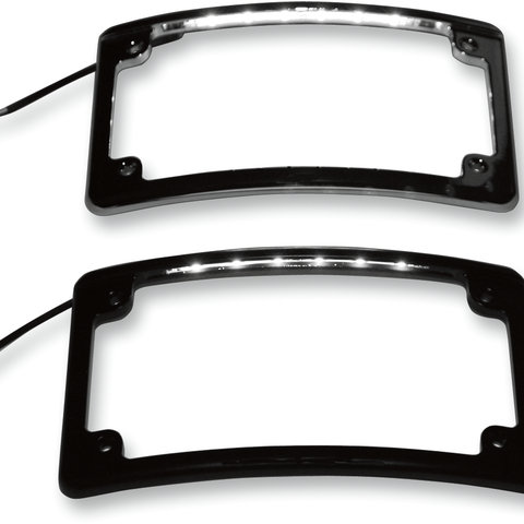 CUSTOM DYNAMICS LED License Plate Frame - Chrome LED License Plate Frame - Team Dream Rides