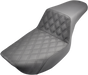 SADDLEMEN Step-Up Seat - Front Lattice Stitch - Black - FXR 882-09-172 - Team Dream Rides