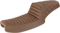 SADDLEMEN Step-Up Seat - Rear Lattice Stitch - Brown 891-04-173BR - Team Dream Rides