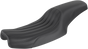 SADDLEMEN Knuckle Profiler* Seat - Black - Dyna 891-04-047K - Team Dream Rides