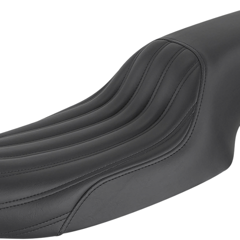 SADDLEMEN Knuckle Profiler* Seat - Black - Dyna 891-04-047K - Team Dream Rides