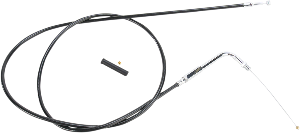 DRAG SPECIALTIES 50" Vinyl Throttle Cable Black Vinyl Throttle/Idle Cable - Team Dream Rides