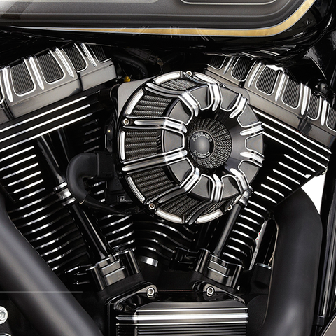 ARLEN NESS Air Cleaner 10 Gauge FLT Black Inverted Series Air Cleaner Kit — 10 Gauge - Team Dream Rides