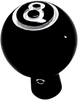 JOKER MACHINE Black Eight Ball Choke Knob Billet Choke Cable Knob — Eight Ball - Team Dream Rides