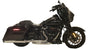 TAB Performance 50 Cal - Slip-On Mufflers - 2017 * UP H-D Touring - Chrome - Zombie Baffles - Chrome Slash Cut Tip - Team Dream Rides