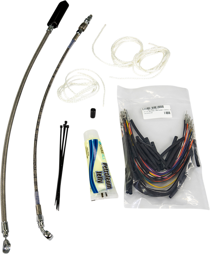 FAT BAGGERS INC. Braided 16" Installation Kit for Cable Clutch Handlebar Installation Cable Kit - Team Dream Rides