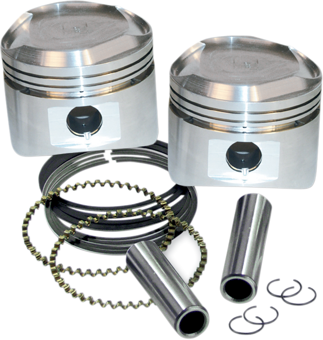 S&S CYCLE Replacement Pistons with Rings 92-20265 - Team Dream Rides