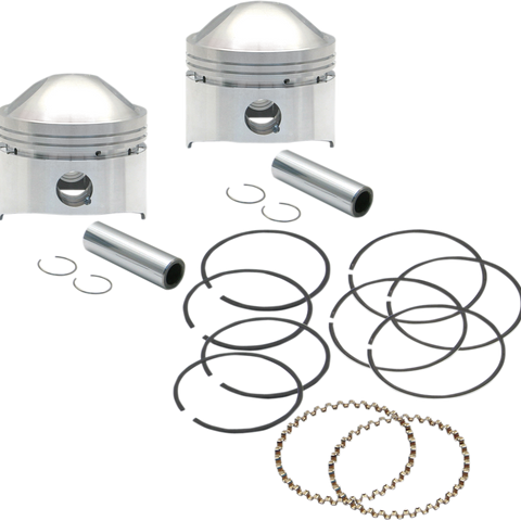 S&S CYCLE Piston Kit - Low Compression - 74