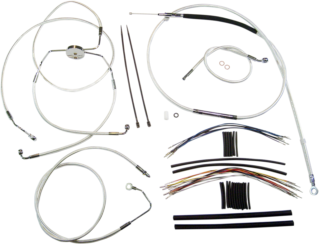 MAGNUM Sterling Chromite II® Control Cable Kit Sterling Chromite II® Designer Handlebar Installation Kit - Team Dream Rides