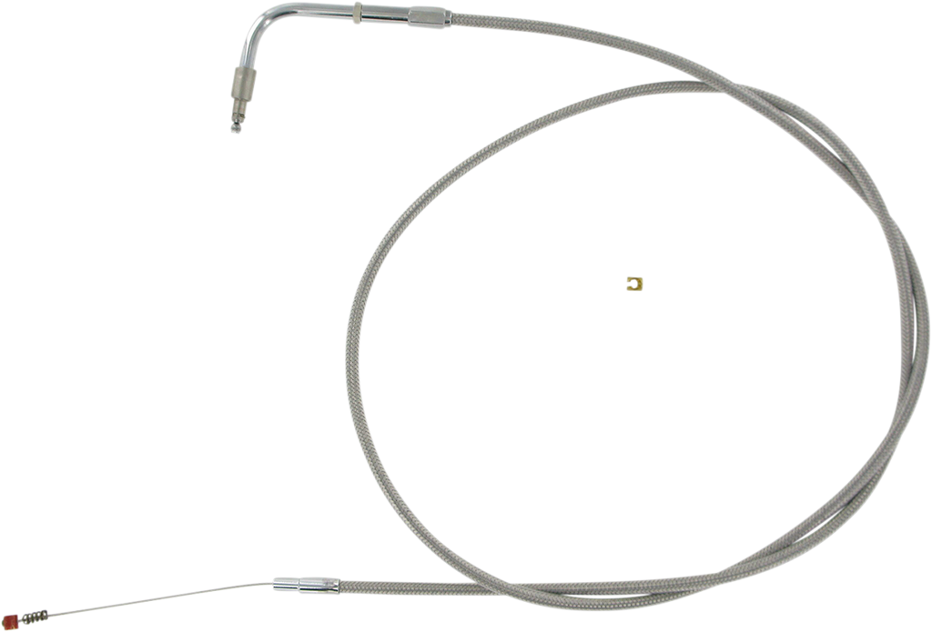 BARNETT Extended 6" Stainless Steel Idle Cable for '96 - '07 FLT Stainless Steel Throttle/Idle Cable - Team Dream Rides