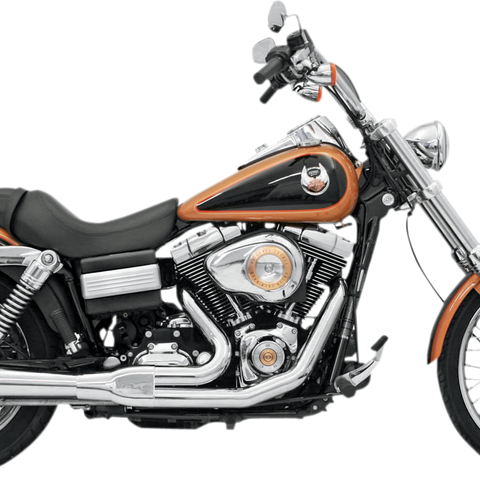 BASSANI XHAUST Road Rage Exhaust - Chrome - Long - '06-'17 FXD Road Rage 2:1 Exhaust System - Team Dream Rides