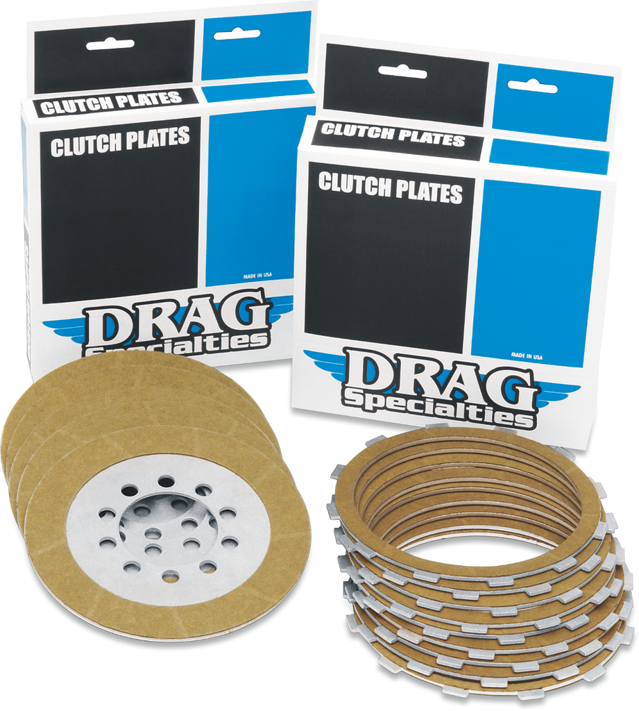 DRAG SPECIALTIES Aramid Fiber Plates Clutch Friction Plate Set - Team Dream Rides