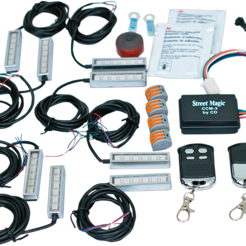 CUSTOM DYNAMICS Magical Wizard Accent Light Super Kit Magical Wizards™ Color Changing LED Accent Lights Super Kit - Team Dream Rides