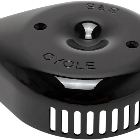 S&S CYCLE Cover Air Cleaner Slasher Black Stealth Air Cleaner Cover - Team Dream Rides