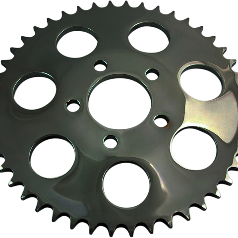 DRAG SPECIALTIES Rear Sprocket - Gloss Black - Dished - 51-Tooth 530 Chain Conversion Rear Sprocket - Team Dream Rides