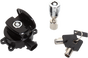 DRAG SPECIALTIES Side Hinge Ignition Switch with Fork Lock - Black Side Hinge Ignition Switch - Team Dream Rides