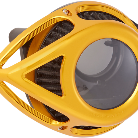 ARLEN NESS Air Cleaner - Clear Tear - Gold Clear Tear Air Cleaner - Team Dream Rides