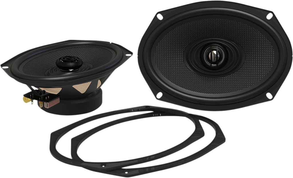 HOGTUNES XL Series Lid Speakers - 6" x 9" - Universal XL Series 6"x9” Lid Speakers - Team Dream Rides