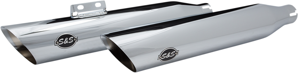 S&S CYCLE Slash Cut Mufflers - 50 State - Chrome 550-0753B - Team Dream Rides
