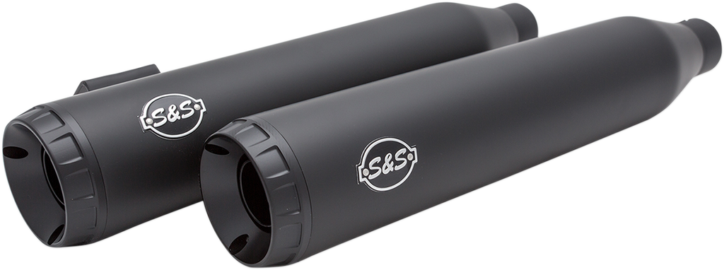 S&S CYCLE Grand National Mufflers - Ceramic Black Grand National Slip-On Mufflers - Team Dream Rides