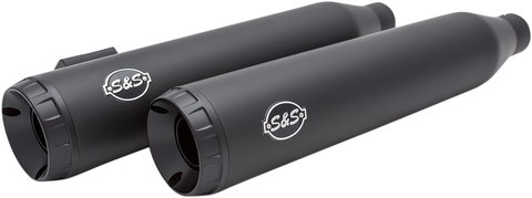 S&S CYCLE Grand National Mufflers - Ceramic Black Grand National Slip-On Mufflers - Team Dream Rides