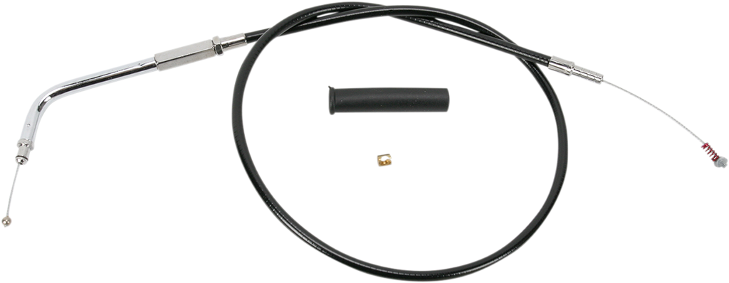 DRAG SPECIALTIES 39-1/2" Vinyl Idle Cable Black Vinyl Throttle/Idle Cable - Team Dream Rides