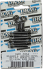 DRAG SPECIALTIES Bolt Kit M8 Hand Black/Chrome Knurled M-Eight Bolt Kit - Team Dream Rides