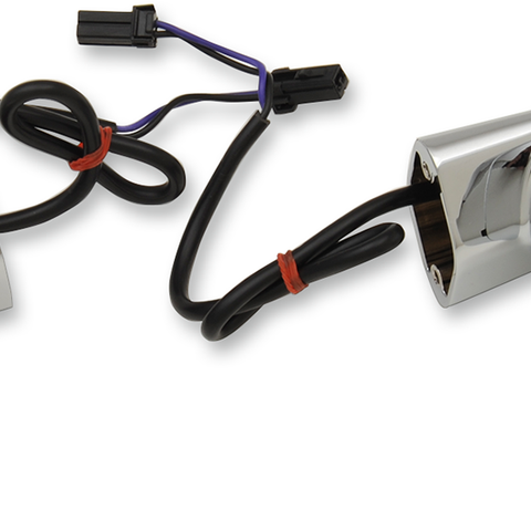 DRAG SPECIALTIES Rear Bullet Turn Signal Lights FLT - Chrome Bullet-Style Turn Signals - Team Dream Rides