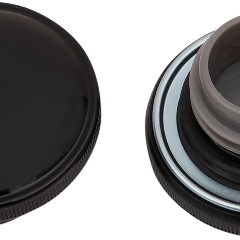 DRAG SPECIALTIES Screw-In Gas Cap - Black - Non-Vented Screw-In Gas Cap - Team Dream Rides