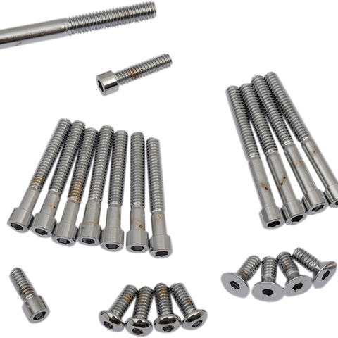 DRAG SPECIALTIES Side Cover Set Polished 91-03 XL Bolt Set - Team Dream Rides