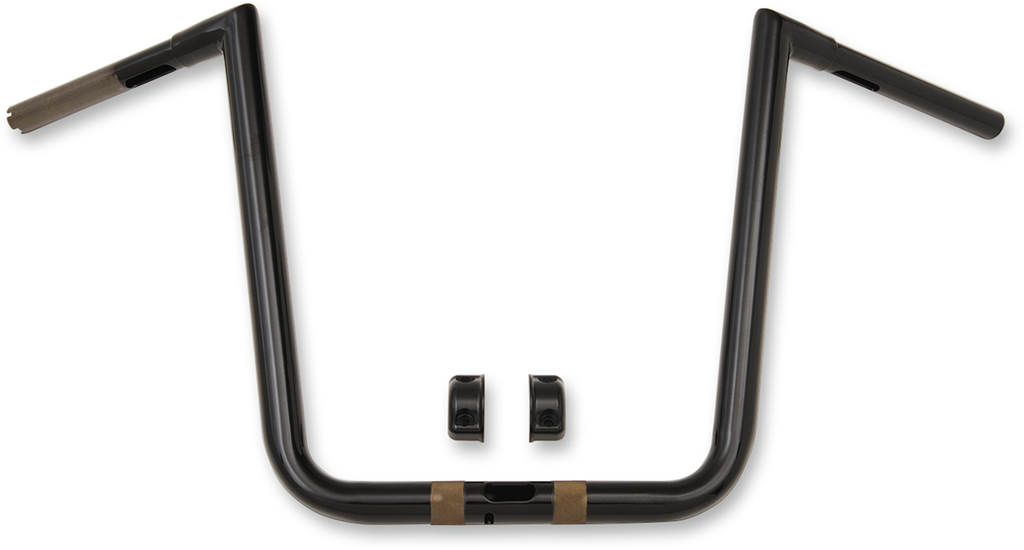 LA CHOPPERS Black 13" Hefty Twin Peaks Handlebar 1-1/4" Hefty Twin Peaks Handlebar - Team Dream Rides