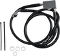 DRAG SPECIALTIES Brake Line - Rear - Black - +3" - Softail '00-'03 Extended Length Black Vinyl Brake Line Kit - Team Dream Rides