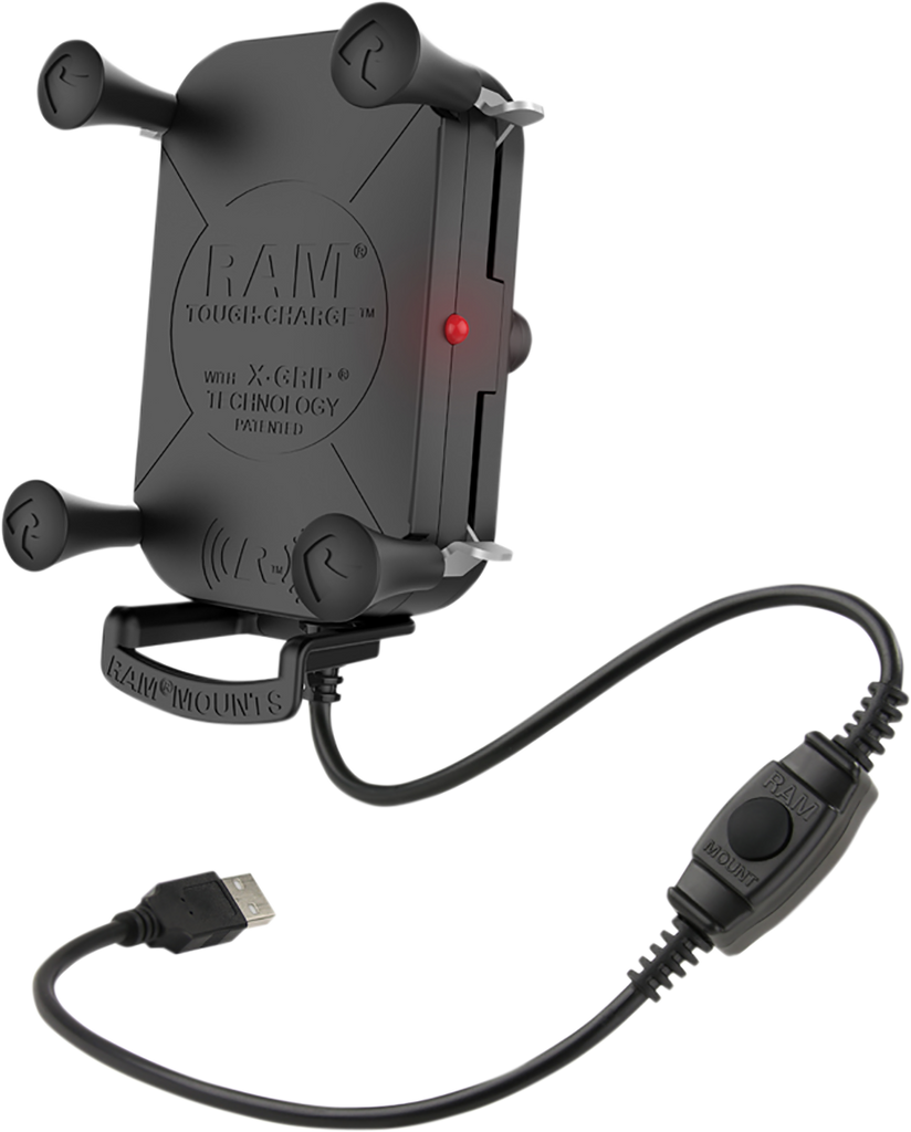 RAM MOUNT Tough-Charge™ with X-Grip® Tech Waterproof Wireless Charging Holder Tough-Charge™ Waterproof Wireless Charging Mount - Team Dream Rides