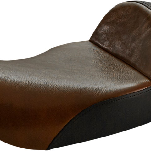 SADDLEMEN Seat - Lariat Solo - Low - Distressed Brown 897-06-0041 - Team Dream Rides