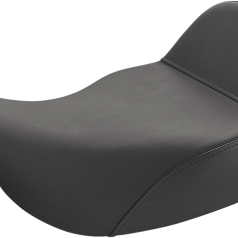 SADDLEMEN Solo Seat - Low - Plain - FLHT/FLTR '97-'07 897-07-0040 - Team Dream Rides