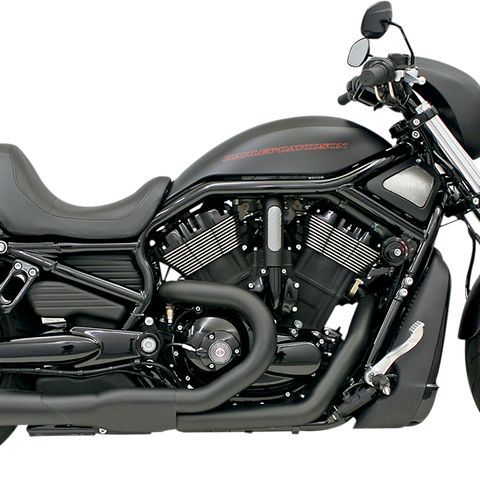 BASSANI XHAUST Road Rage 2:1 Exhaust - Black Road Rage 2:1 V-Rod Exhaust - Team Dream Rides
