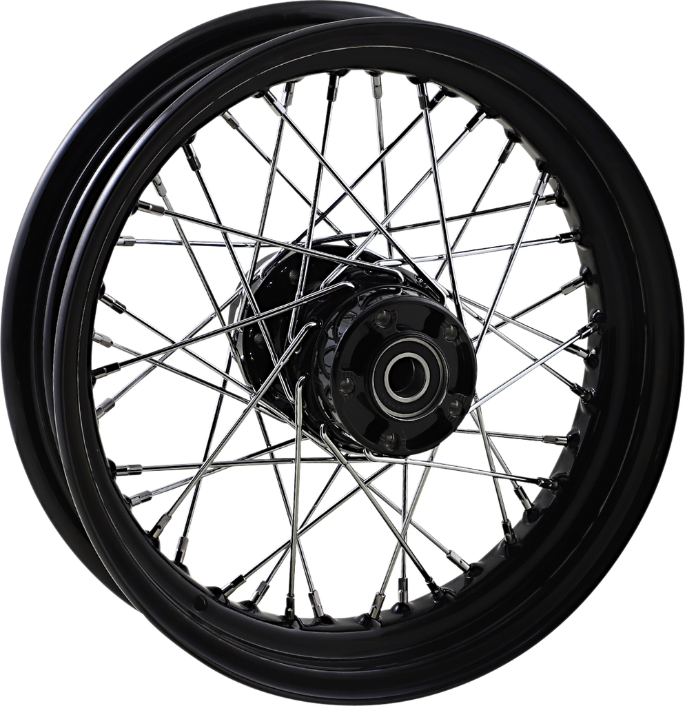 DRAG SPECIALTIES Wheel - Rear - 16x3 - Black - 08-18 XL Replacement Laced Wheel - Team Dream Rides