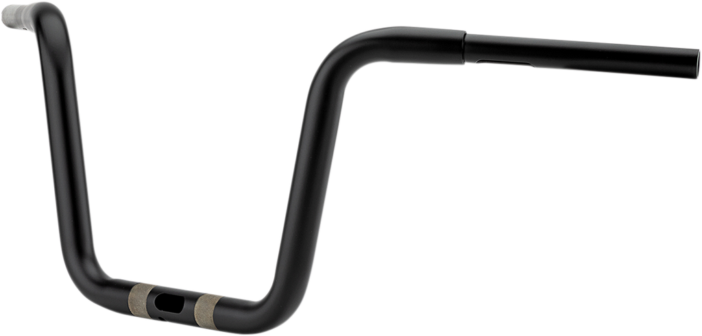 DRAG SPECIALTIES Flat Black 10" Handlebar 1-1/4" Touring Handlebar - Team Dream Rides