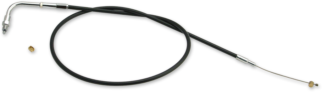 S&S CYCLE Black 36" Throttle Cable for '81 - '95 Black Vinyl Throttle/Idle Cable - Team Dream Rides
