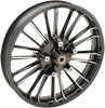 COASTAL MOTO Front Wheel - Atlantic - Black - 21 x 3.5 - 00-07 FL Precision Cast Custom 3D Front Wheels - Team Dream Rides