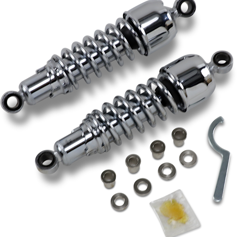 DRAG SHOCKS Replacement Shock Absorbers - Chrome - 11.5