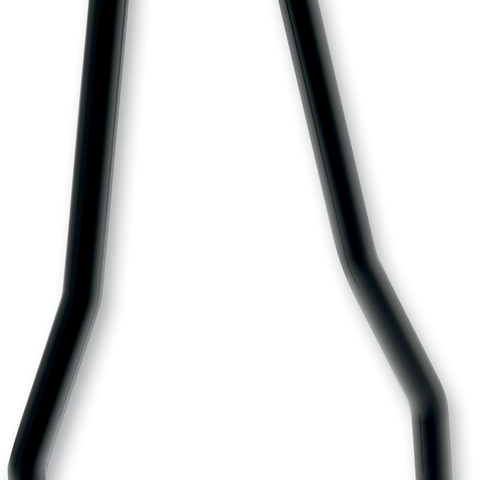 DRAG SPECIALTIES Round Tapered Sissy Bar - Black - 13