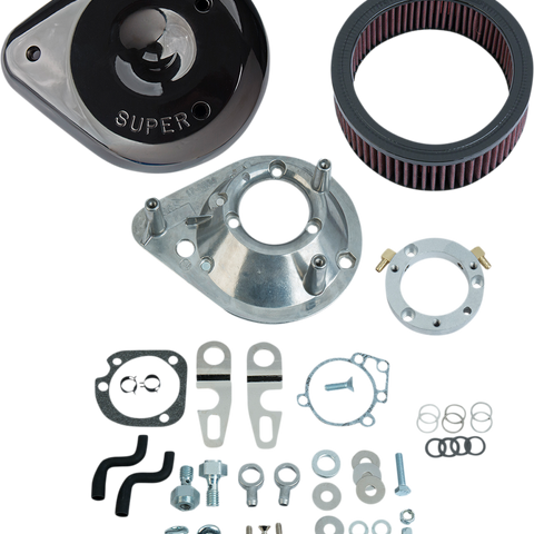 S&S CYCLE Teardrop Air Cleaner - Gloss Black 170-0307E - Team Dream Rides