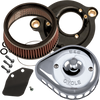 S&S CYCLE Mini Teardrop Stealth Air Cleaner Kit - Chrome 170-0435C - Team Dream Rides